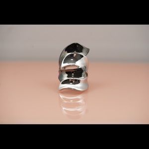 Stainless steel statement ring